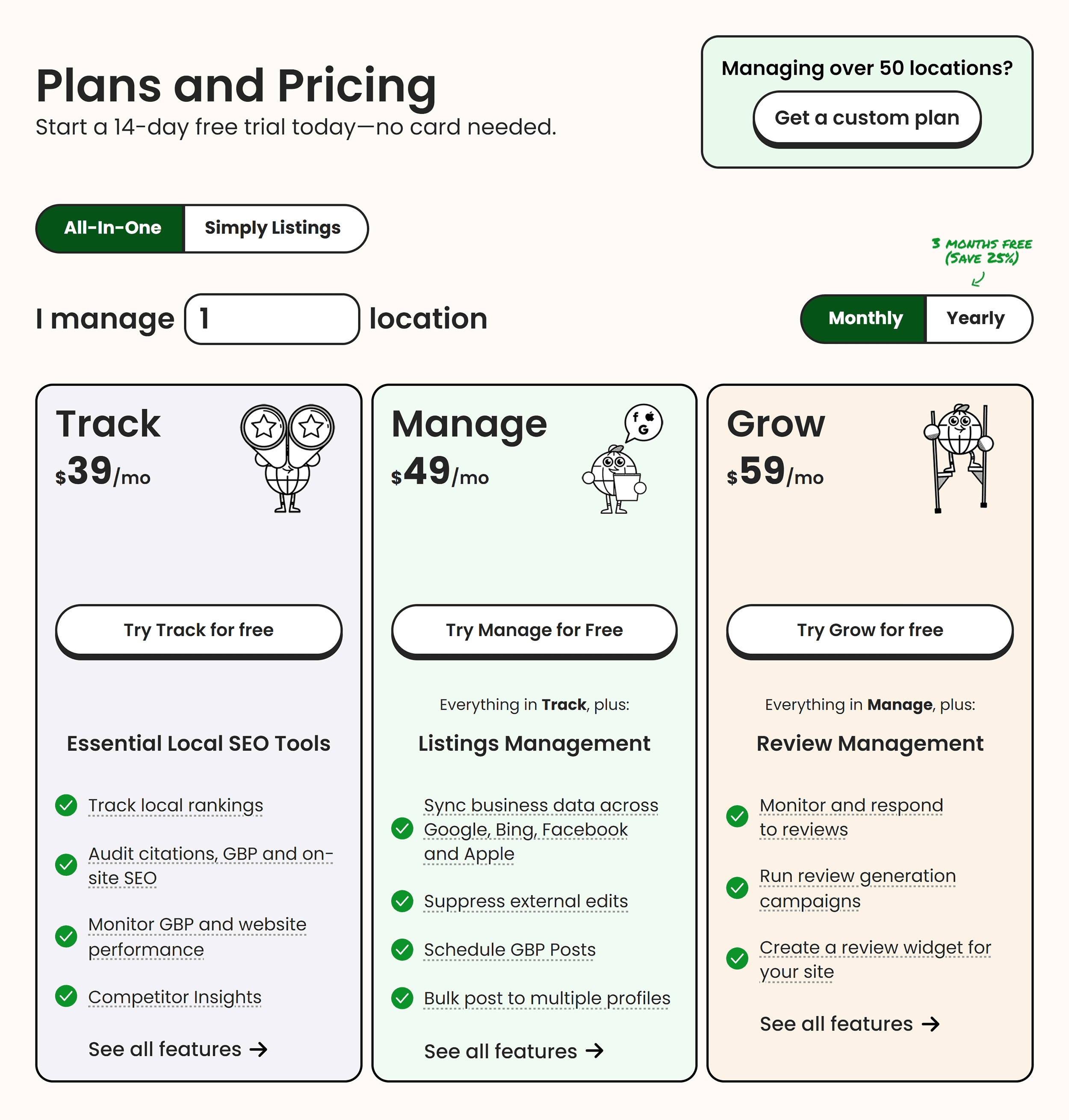 BrightLocal – Pricing