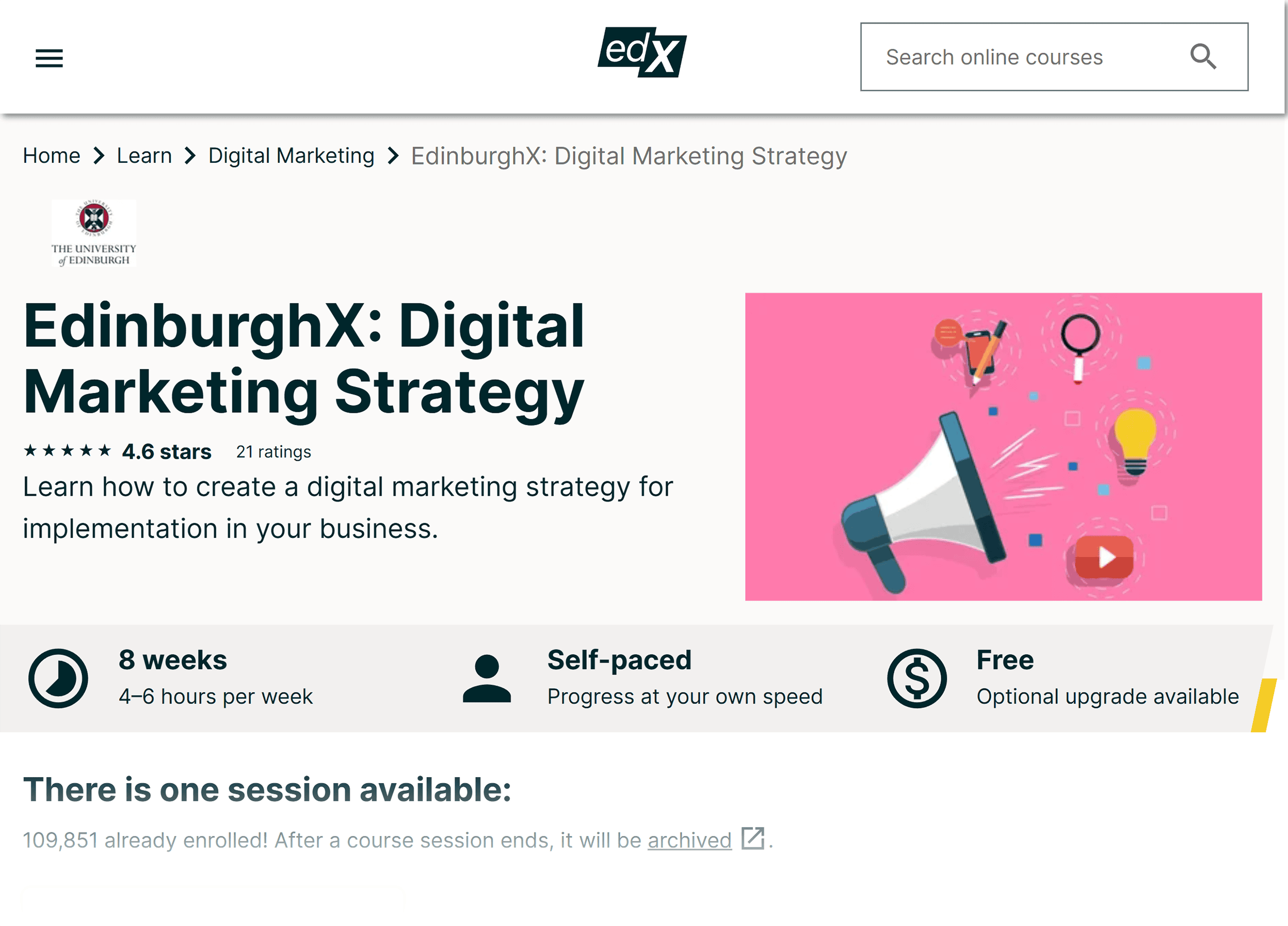 EDX – Digital Marketing Strategy EDX – Digital Marketing Strategy