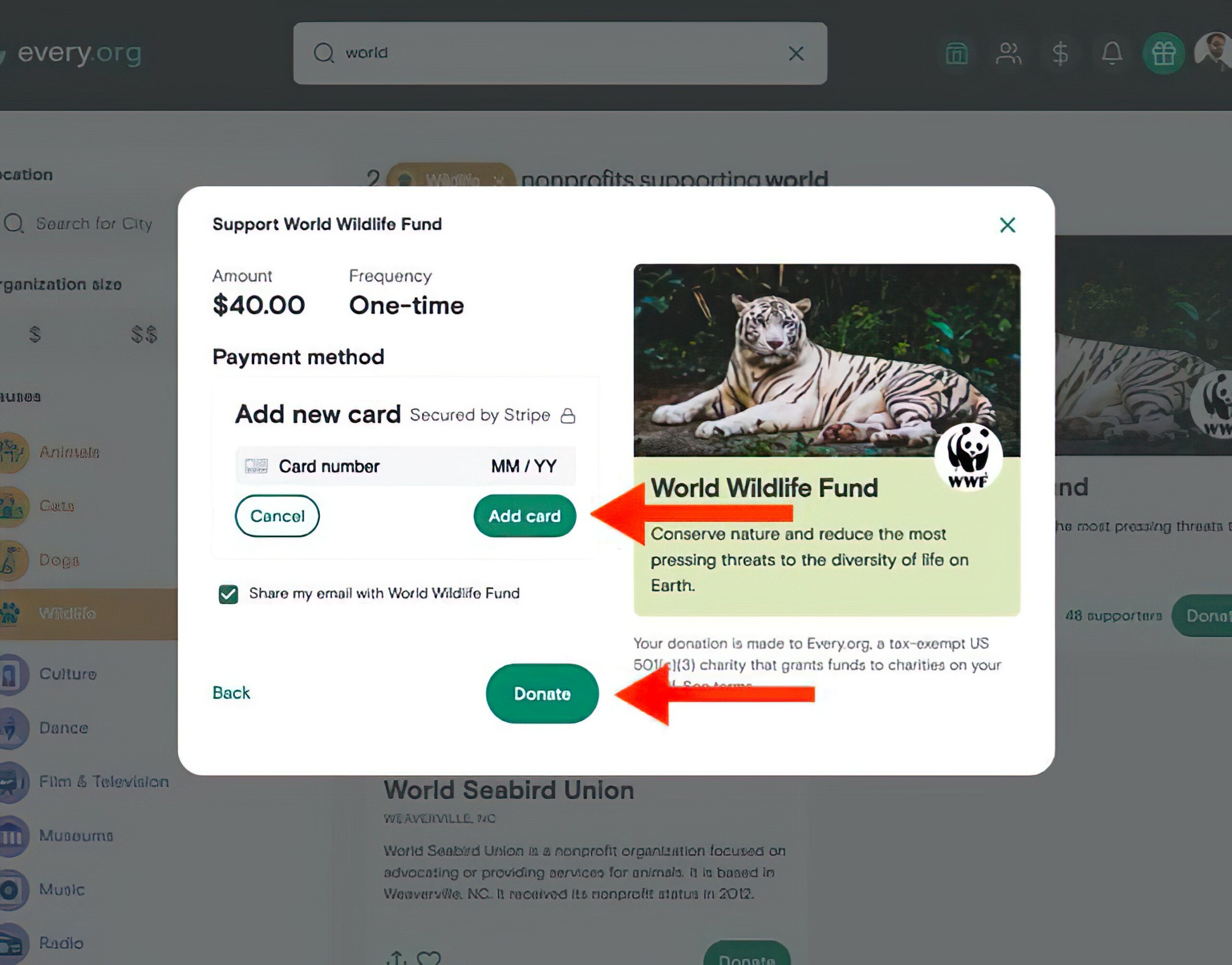 Every.org – Donation