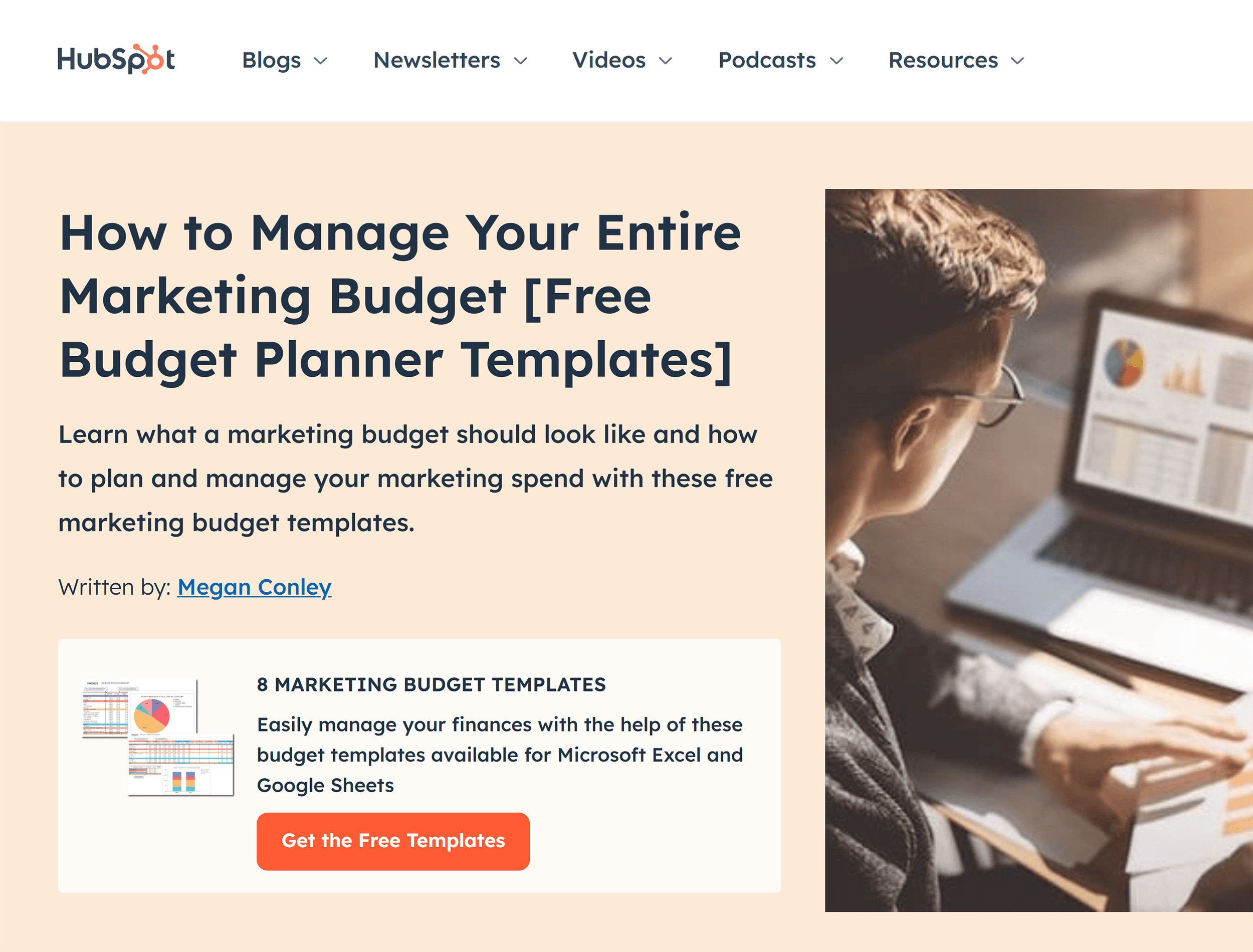 Hubspot – Free Budget Templates