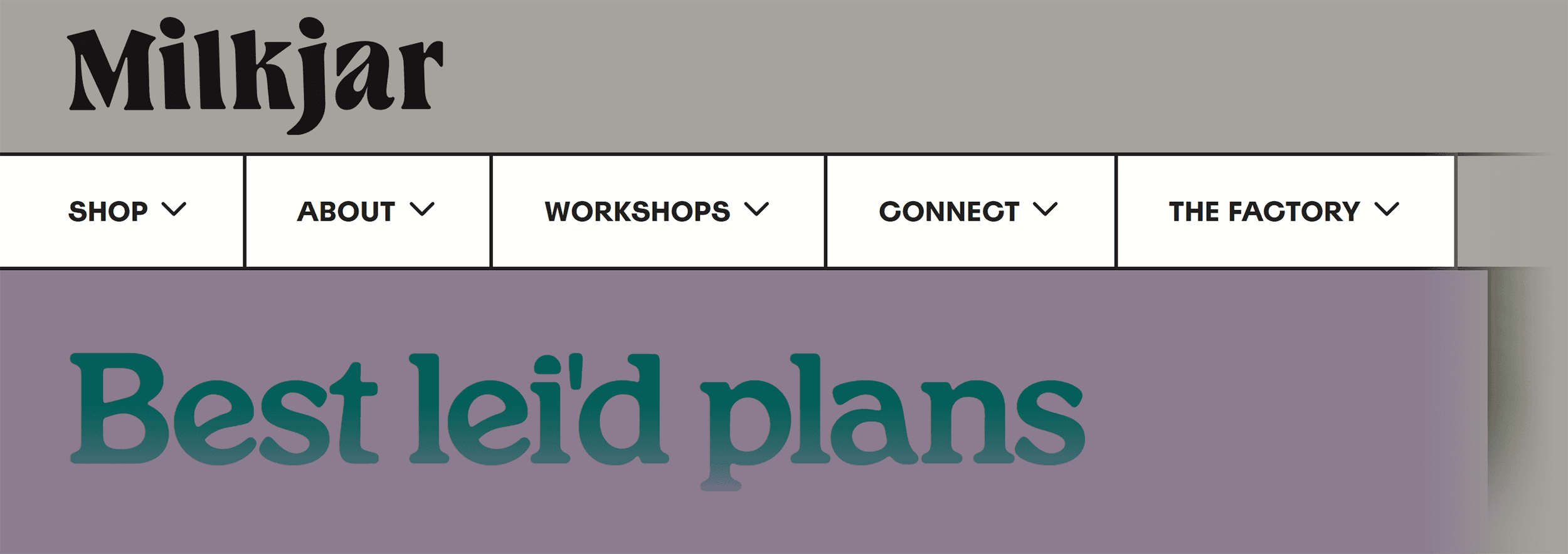 Milkjar – Header