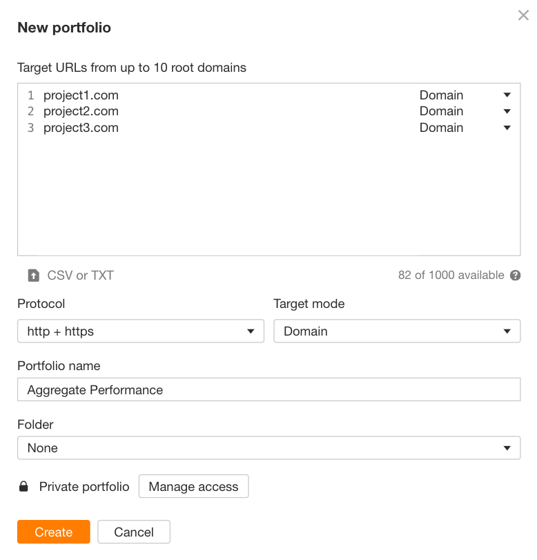 8 Ahrefs API Use Cases For Agencies and Enterprises | Portfolios in Ahrefs' Site Explorer