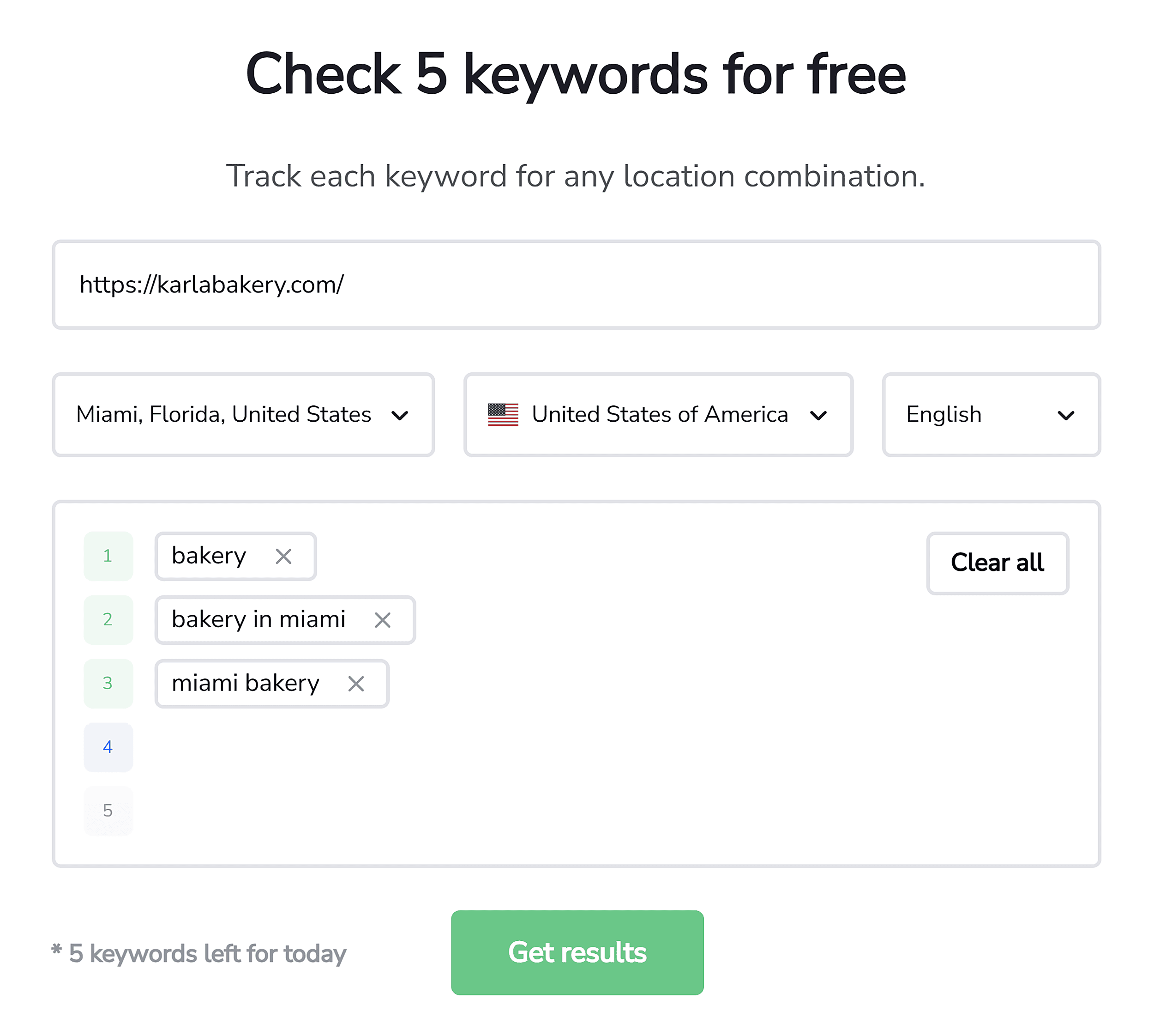 SE Ranking – Local rank tracker