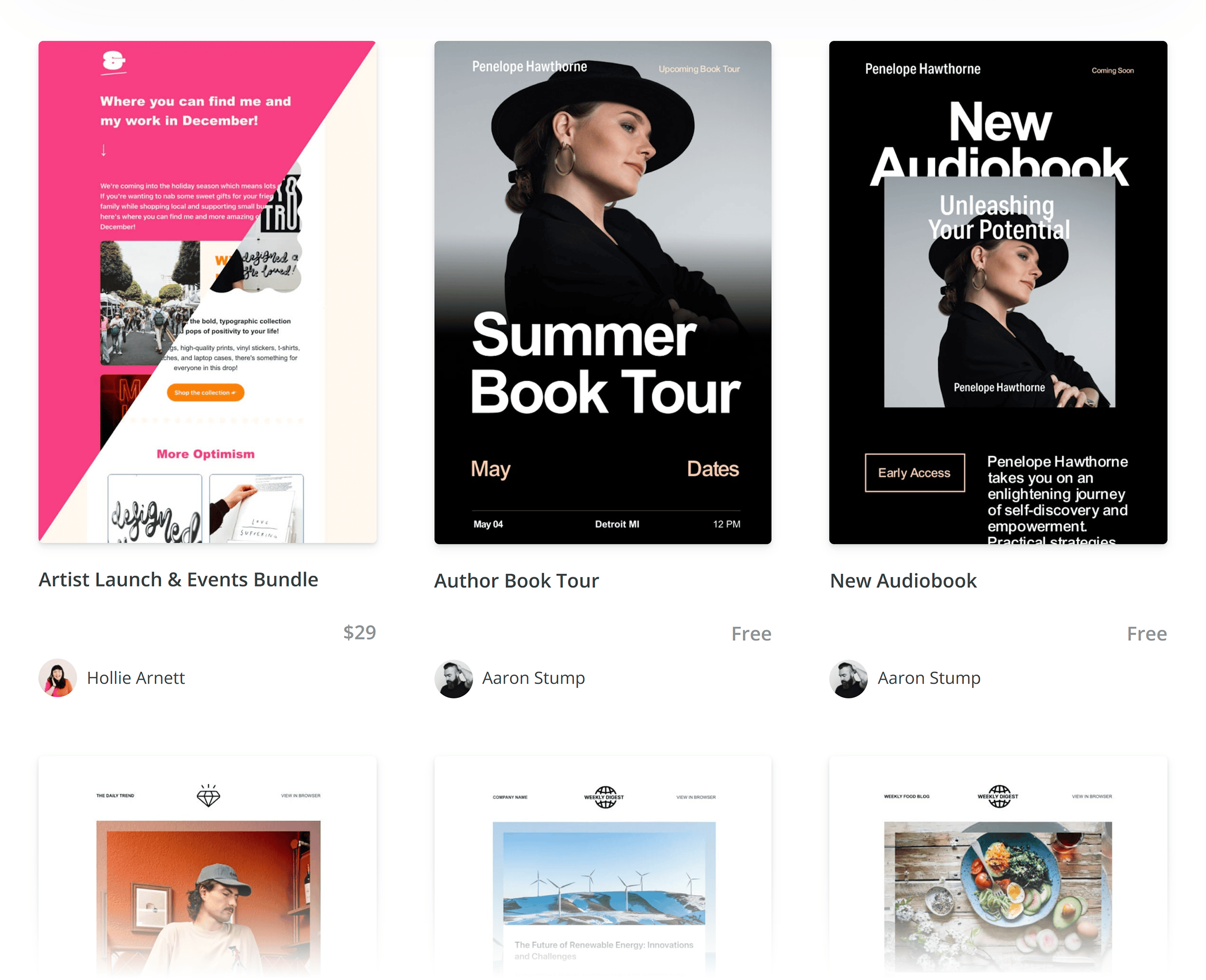 ConvertKit – Email templates