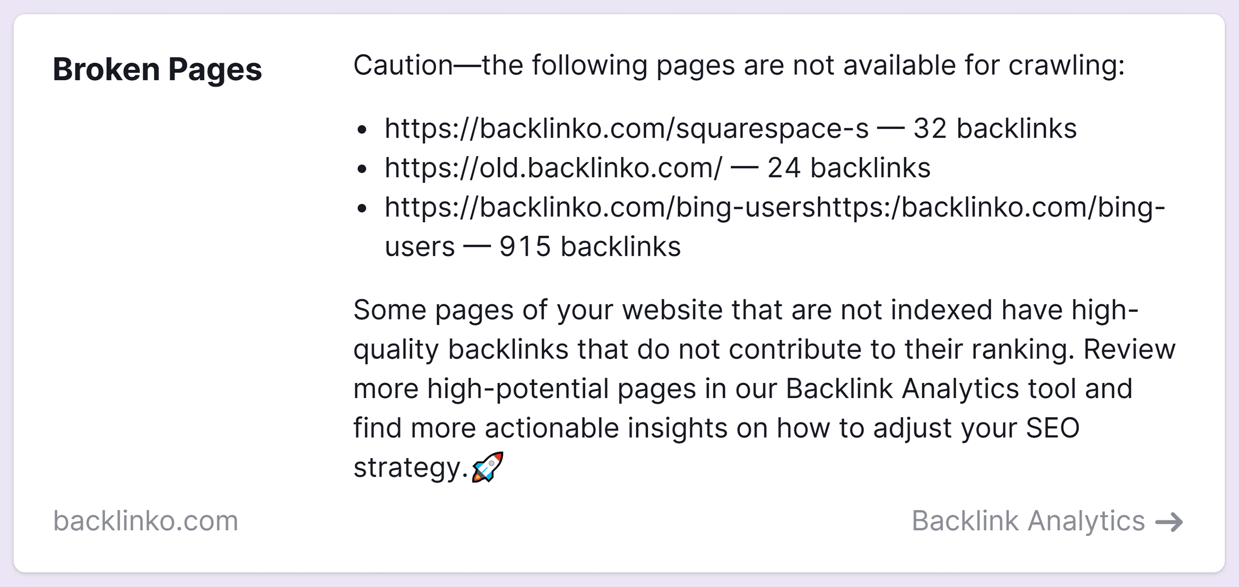 Copilot – Broken Pages