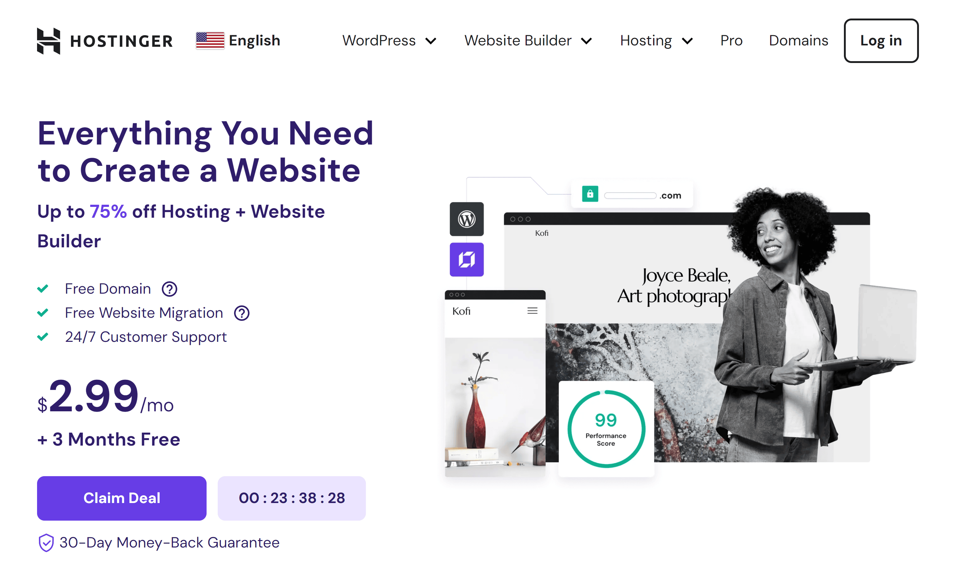 Hostinger – Homepage Hostinger – Homepage