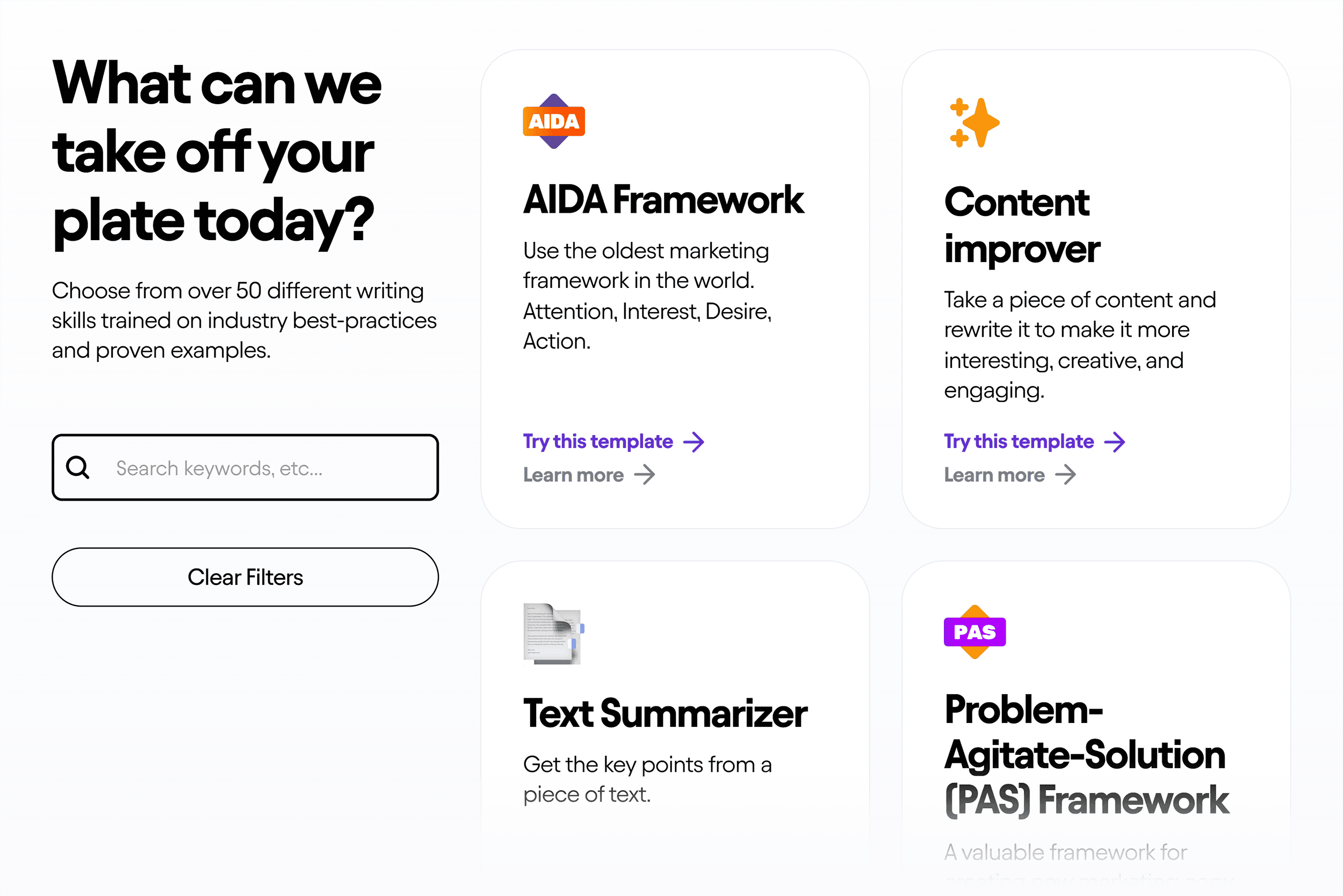 Jasper – Templates