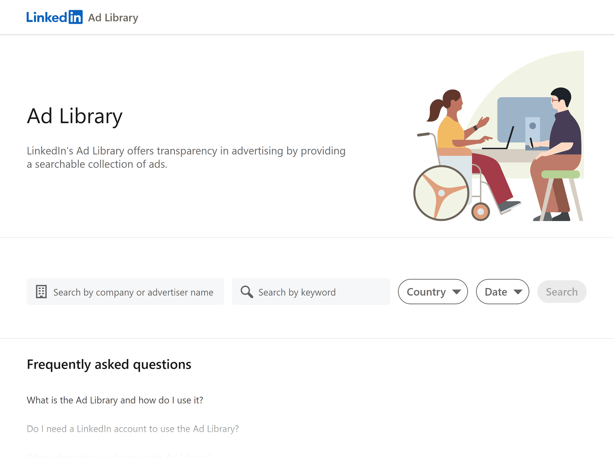 LinkedIn – Ad Library