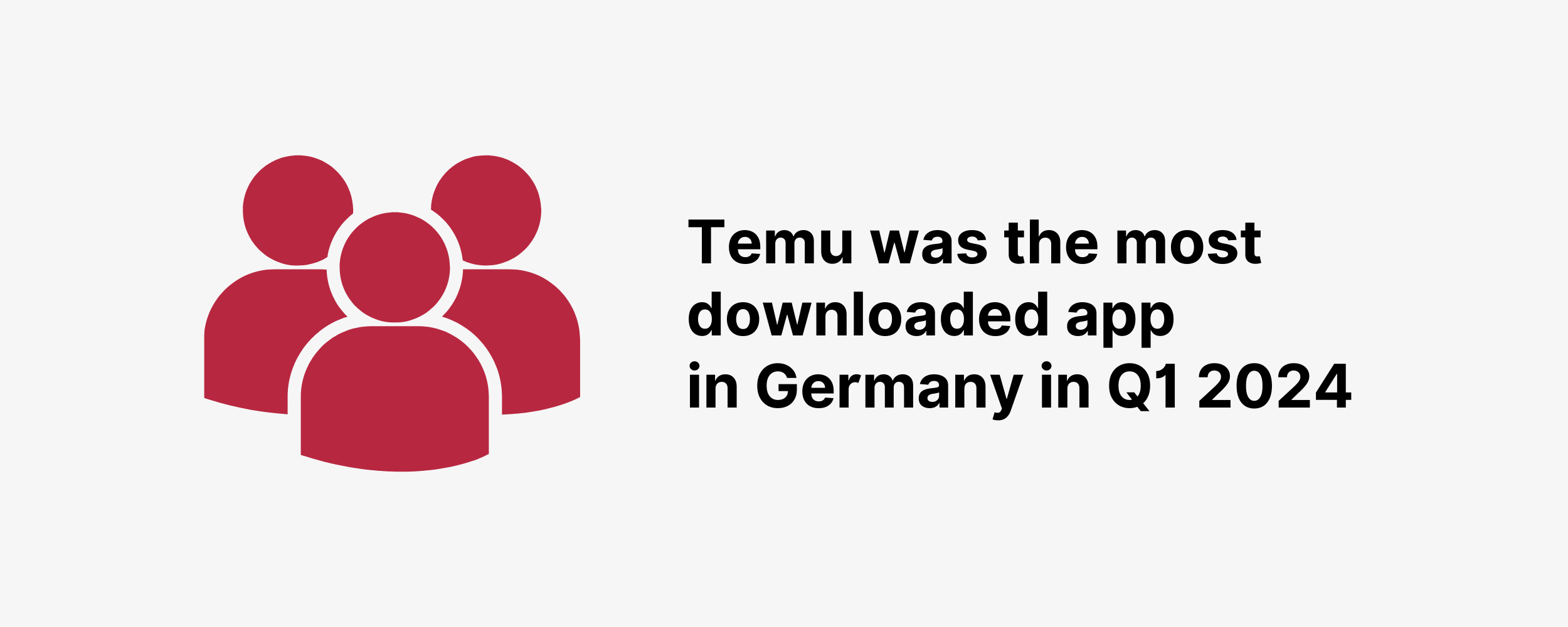 Temu was the most downloaded app in Germany in Q1 2024