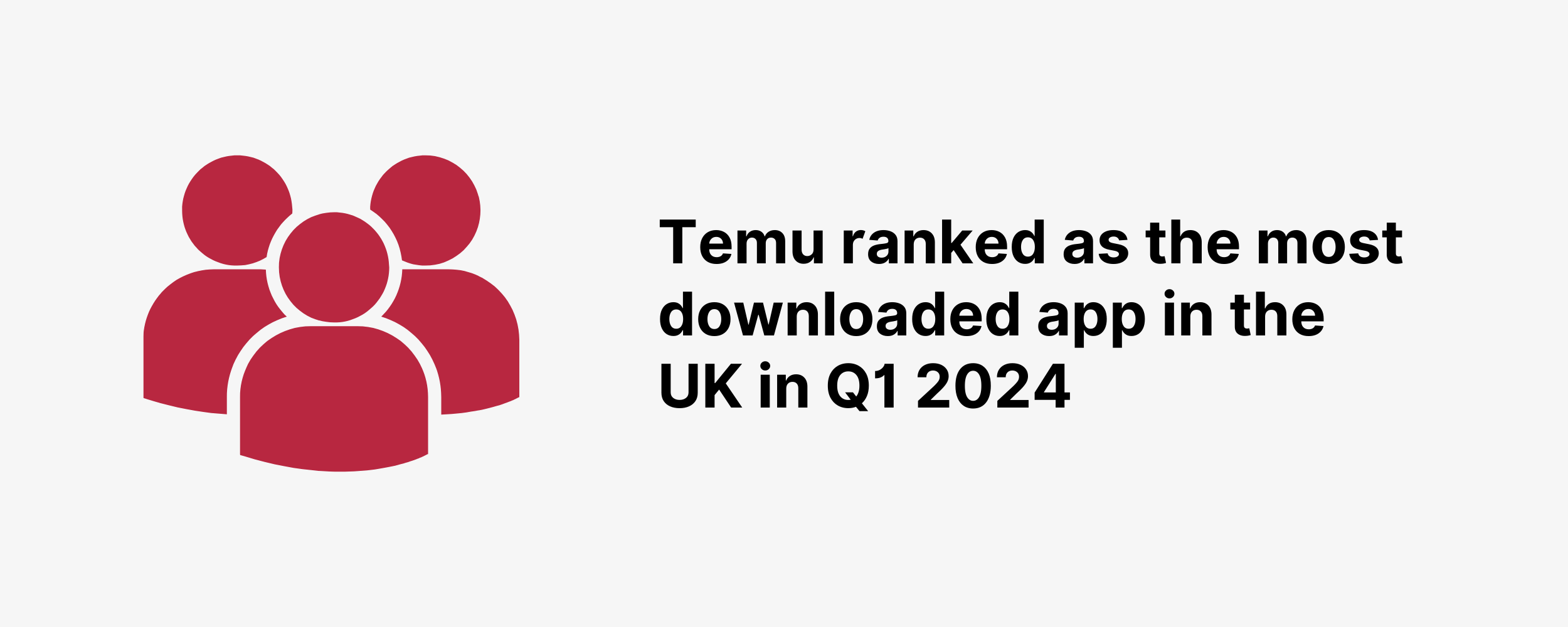 Temu ranked as the most downloaded app in the UK in Q1 2024