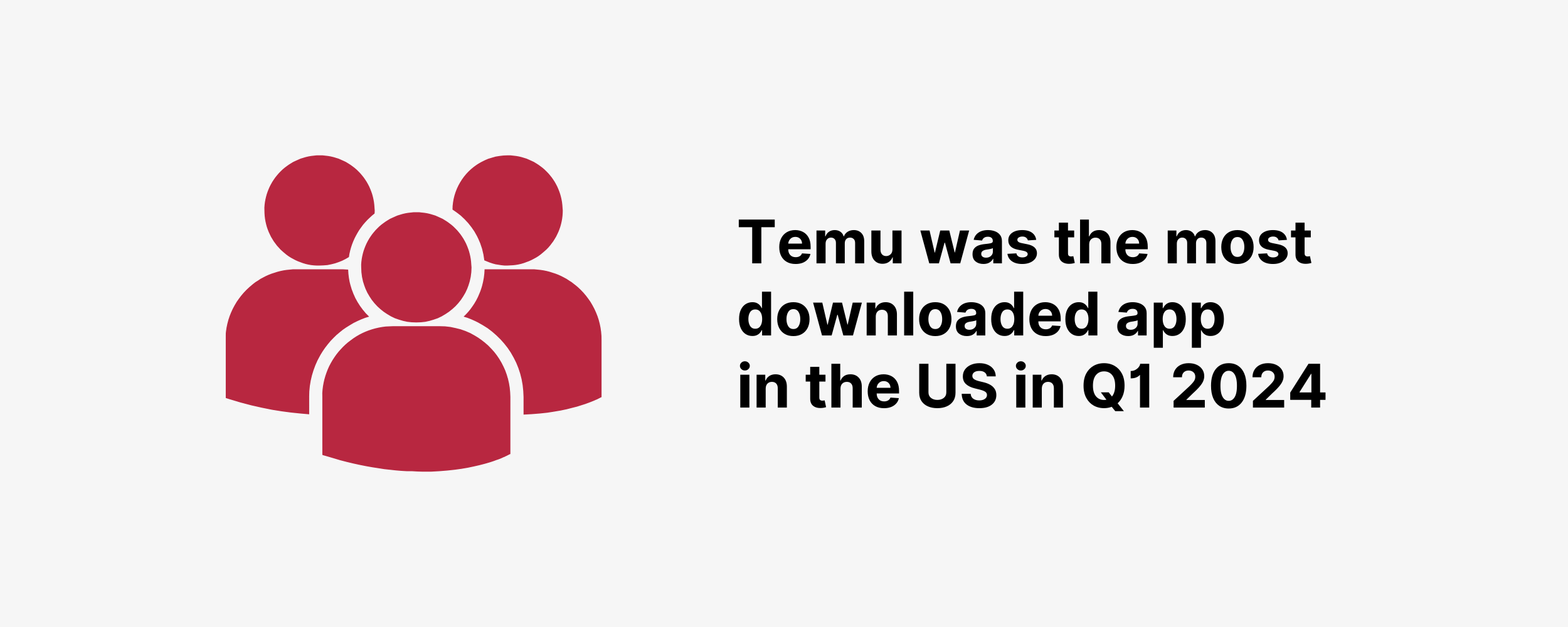 Temu was the most downloaded app in the US in Q1 2024