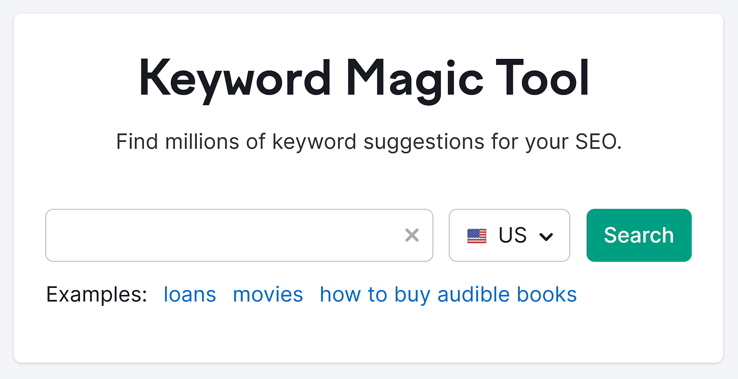 Semrush – Keyword Magic Tool