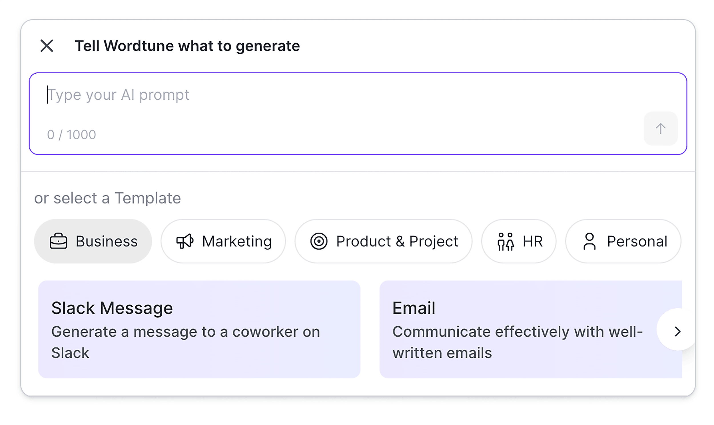 WordTune – Generate content