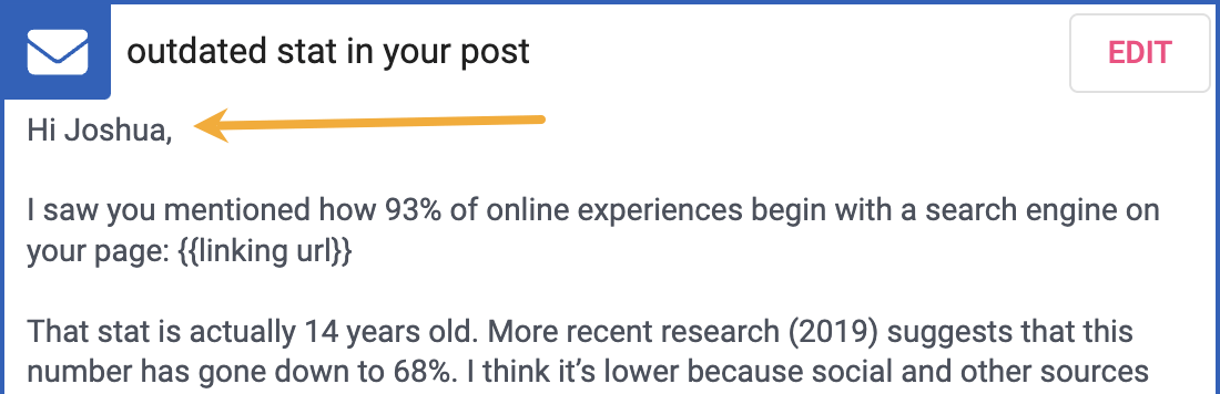SEO Automation Tools: My 10 Favorites to Boost Productivity | Filling in outreach templates with data sent from Zapier