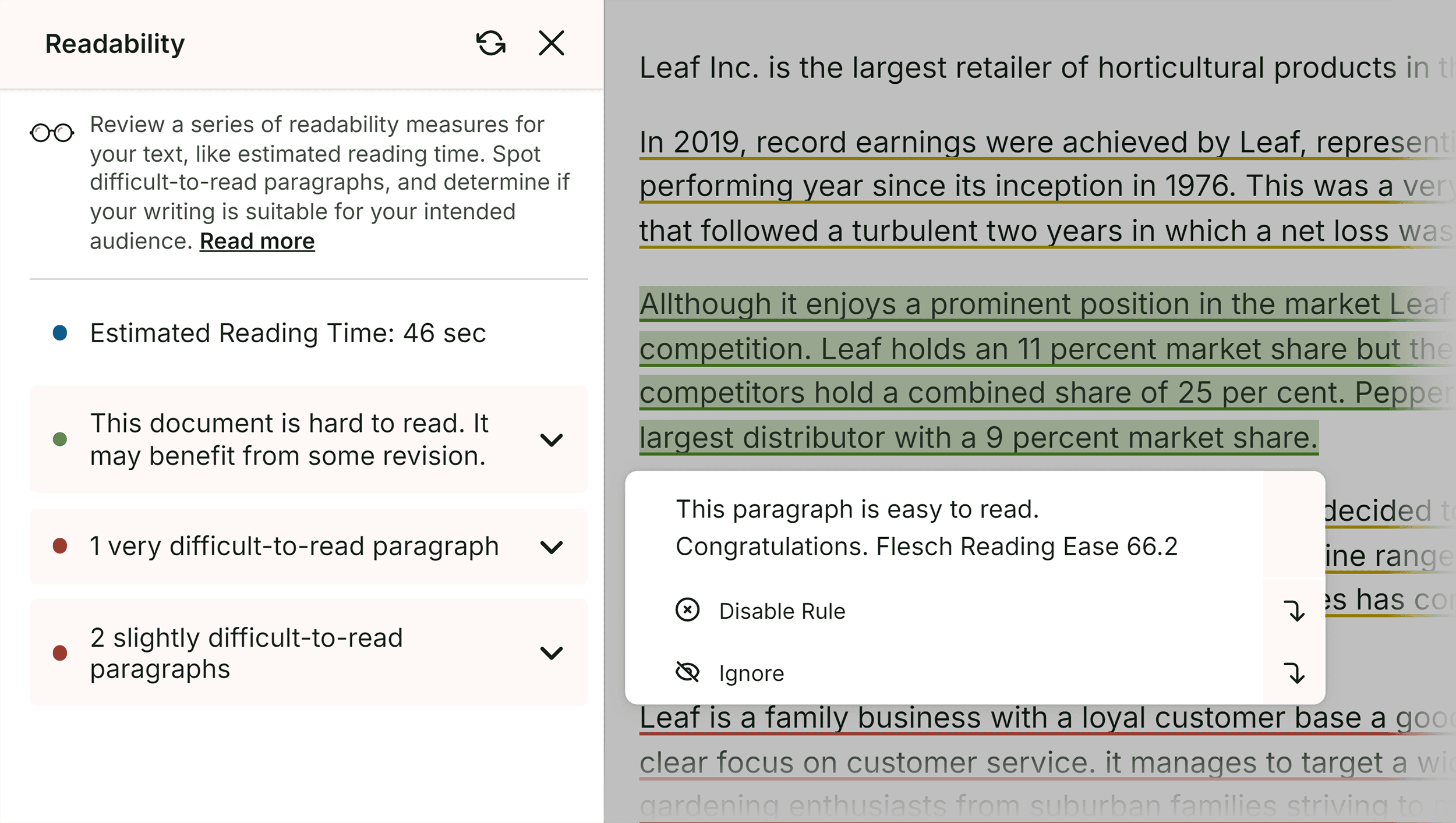 ProWritingAid – Readability Report ProWritingAid – Readability Report