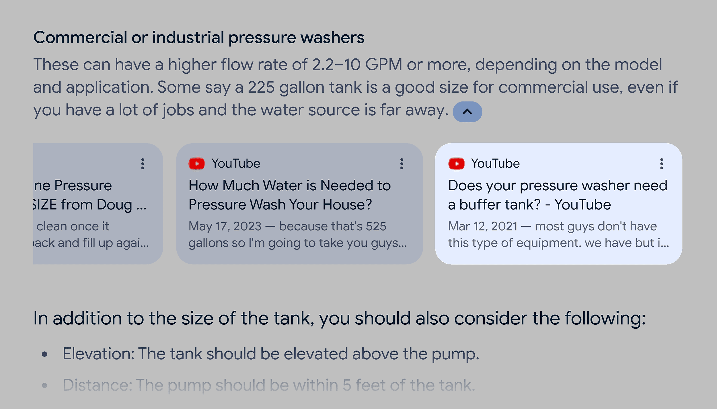AI Overviews – Water tank YouTube video AI Overviews – Water tank YouTube video