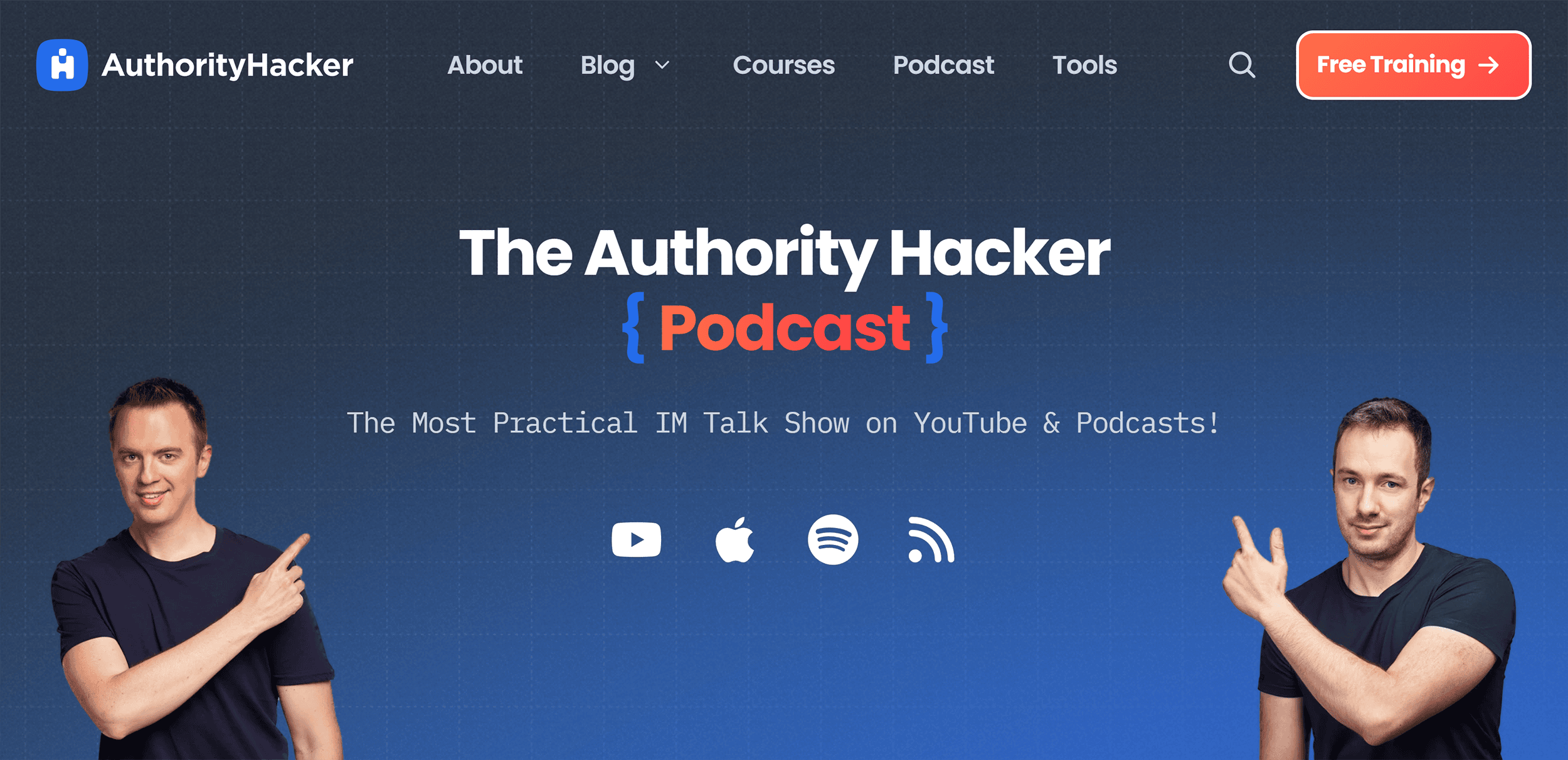 Authority Hacker – Podcast homepage Authority Hacker – Podcast homepage