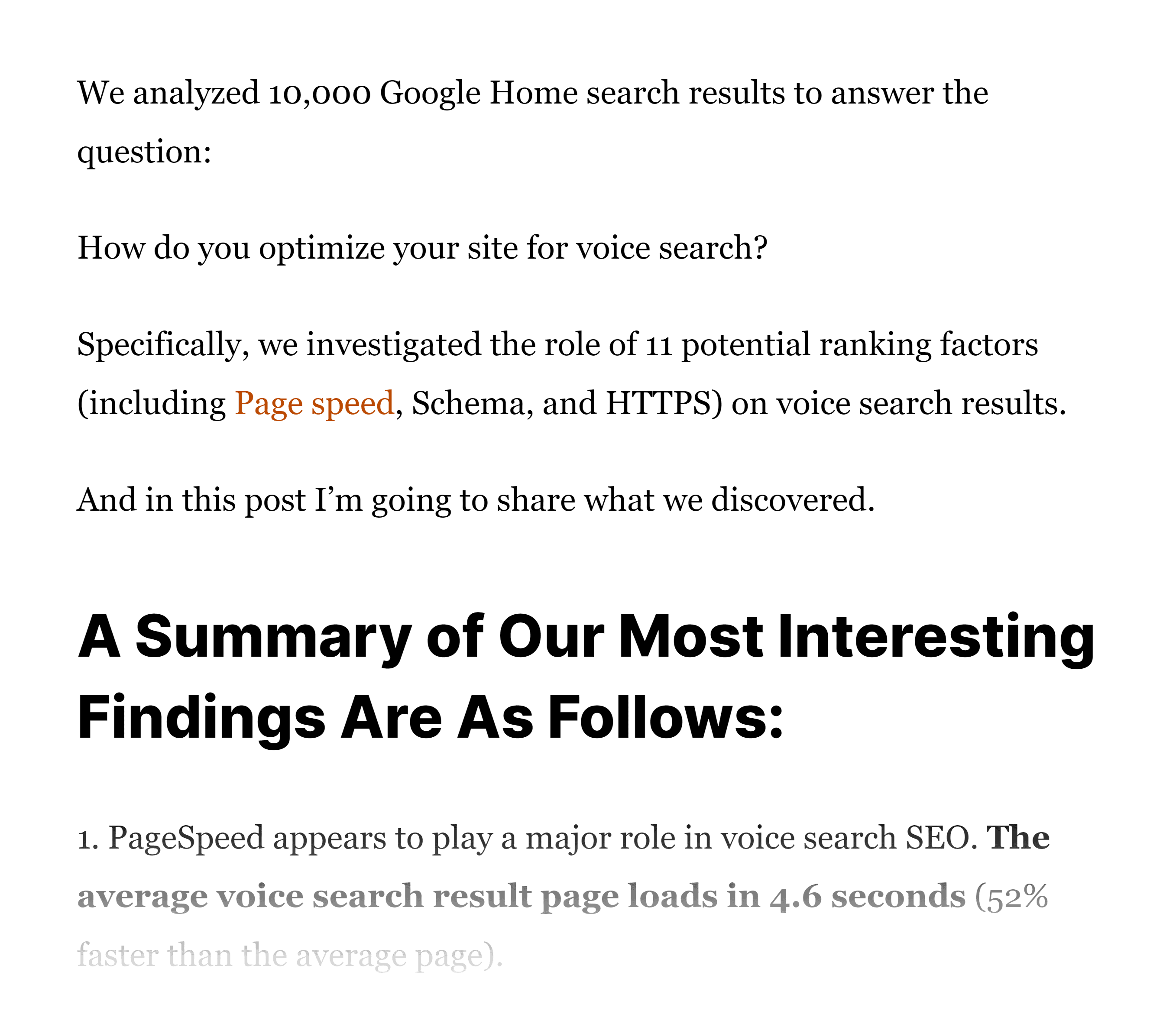 Chunks of text in post Chunks of text in post