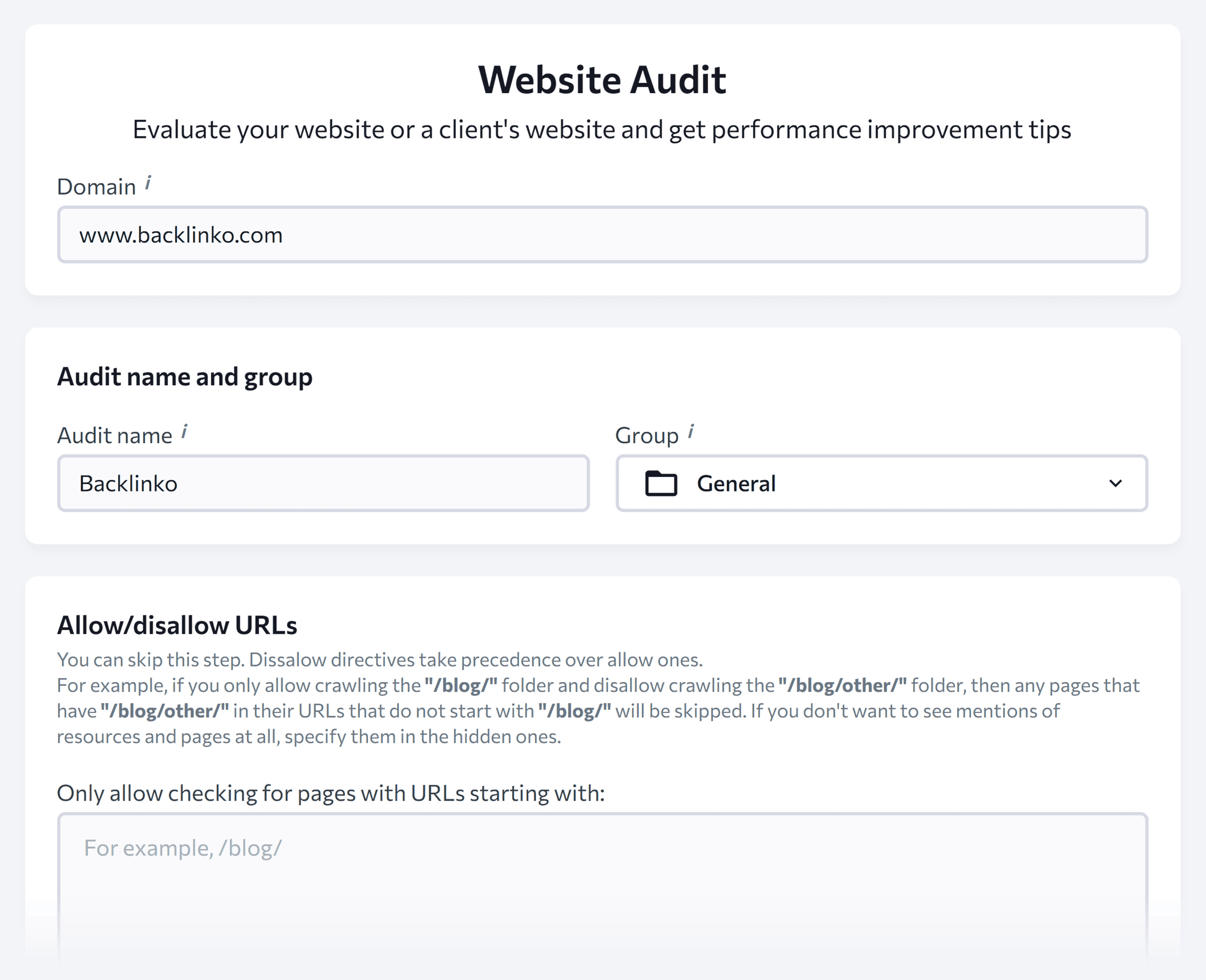 SE Ranking – New audit SE Ranking – New audit