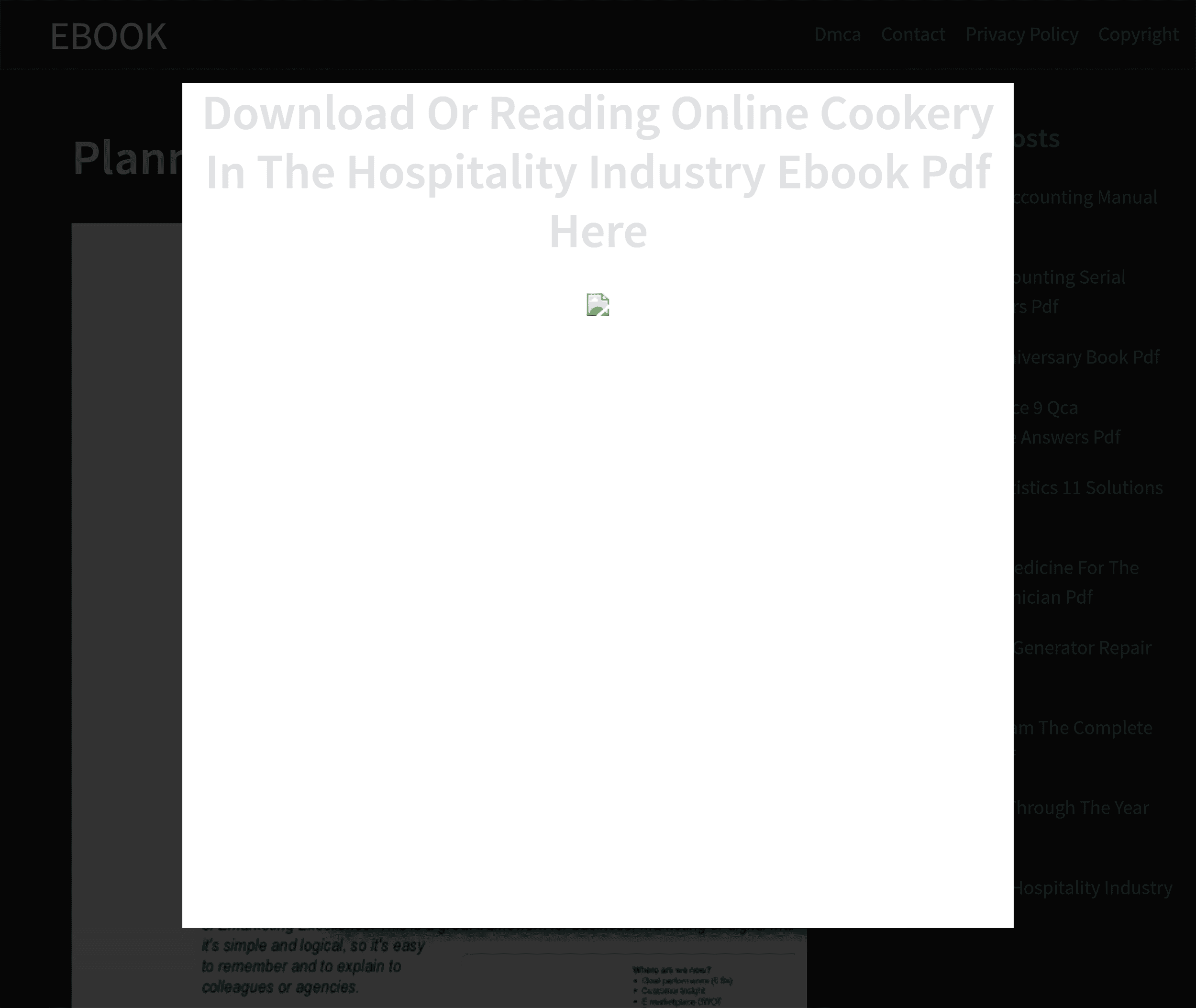 Website with poor content