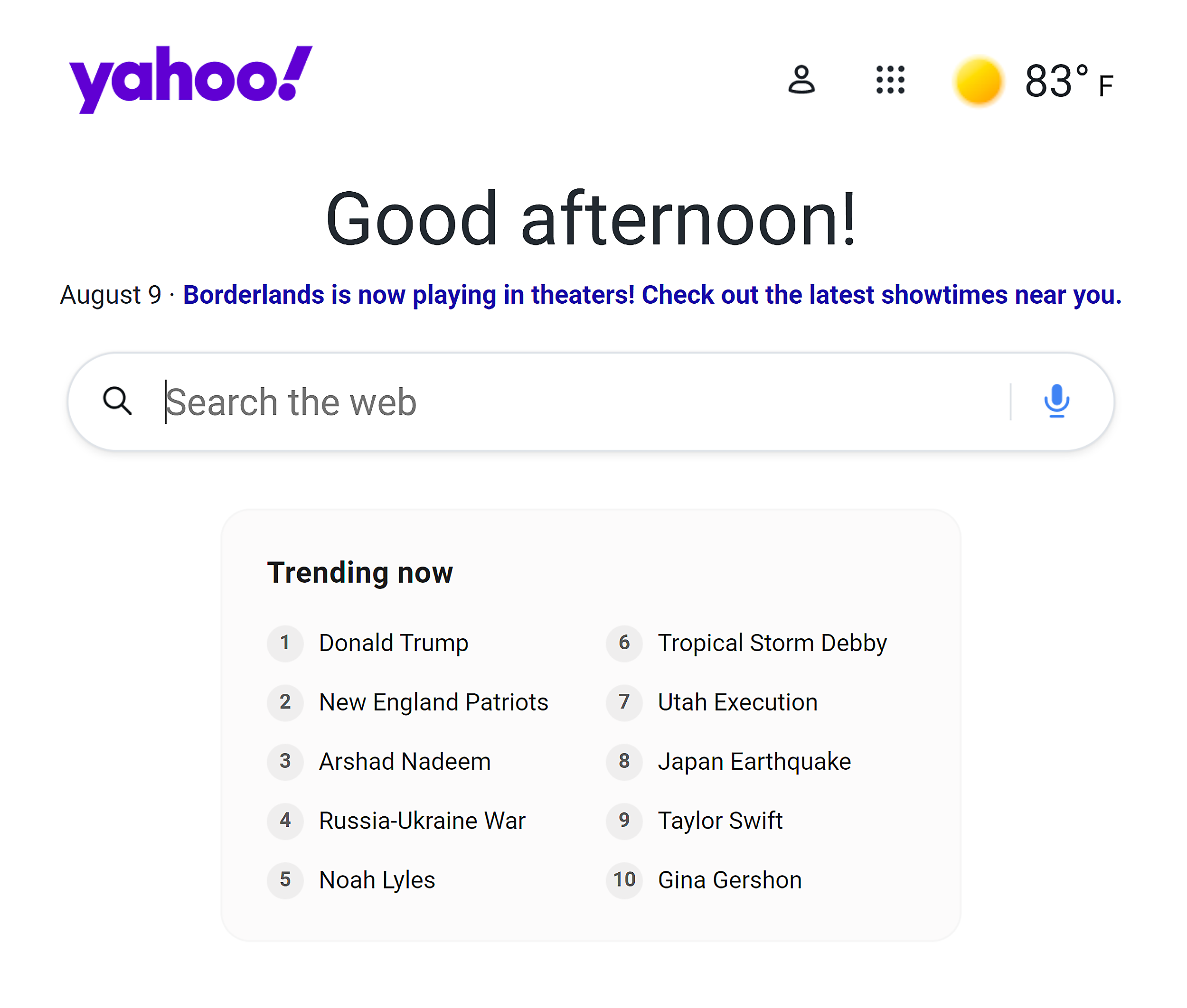 Yahoo – Homepage Yahoo – Homepage
