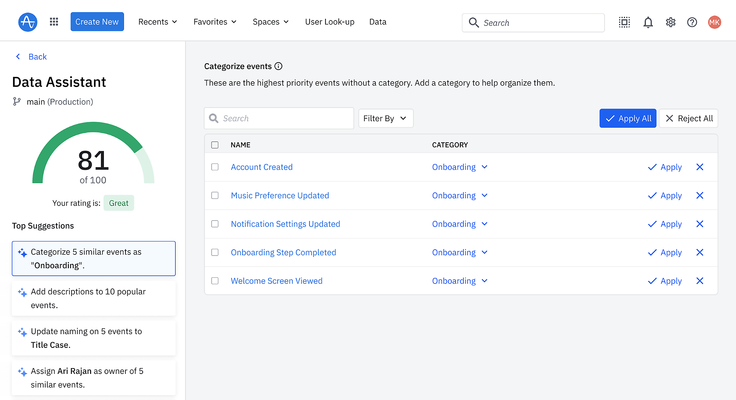 Amplitude – Data Assistant Amplitude – Data Assistant
