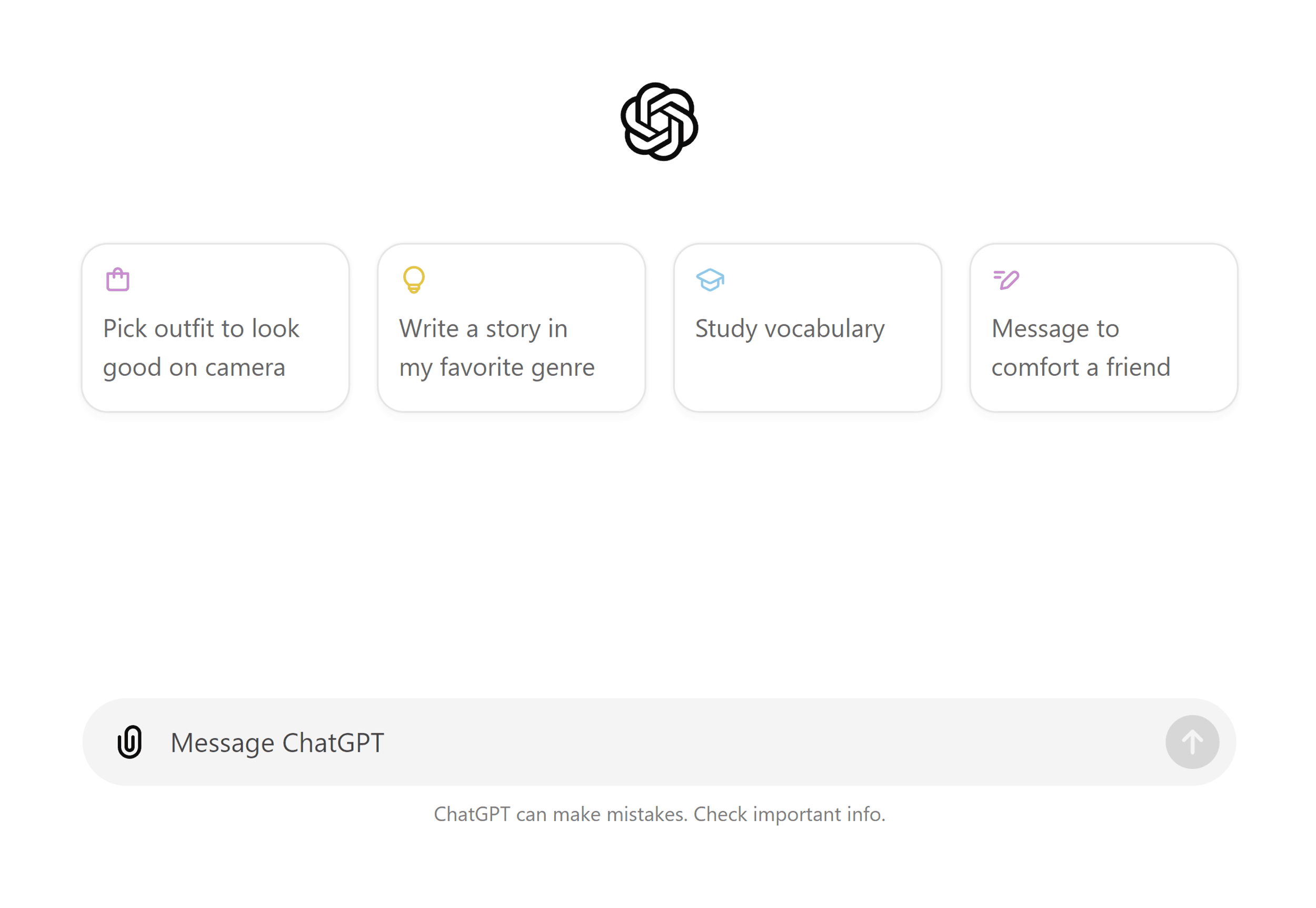 ChatGPT – Homepage
