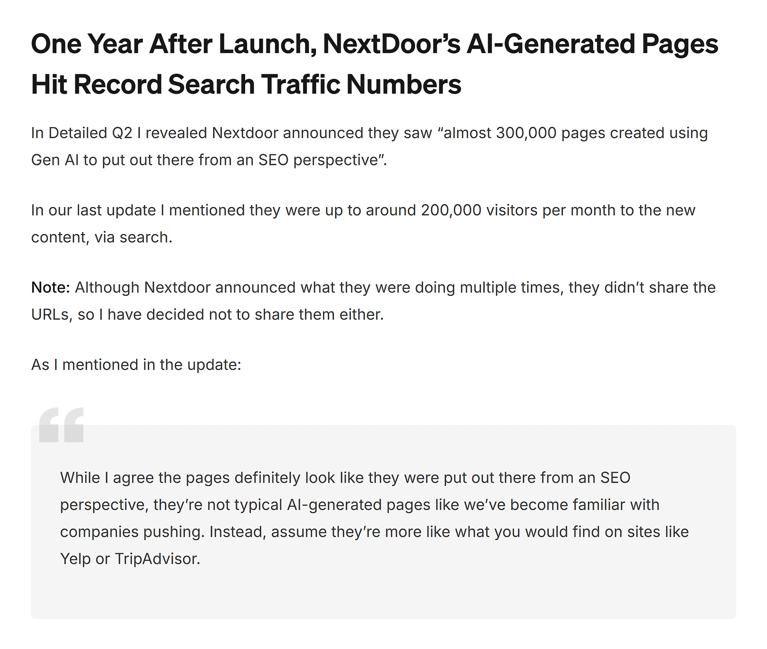 Detailed – Quarterly report