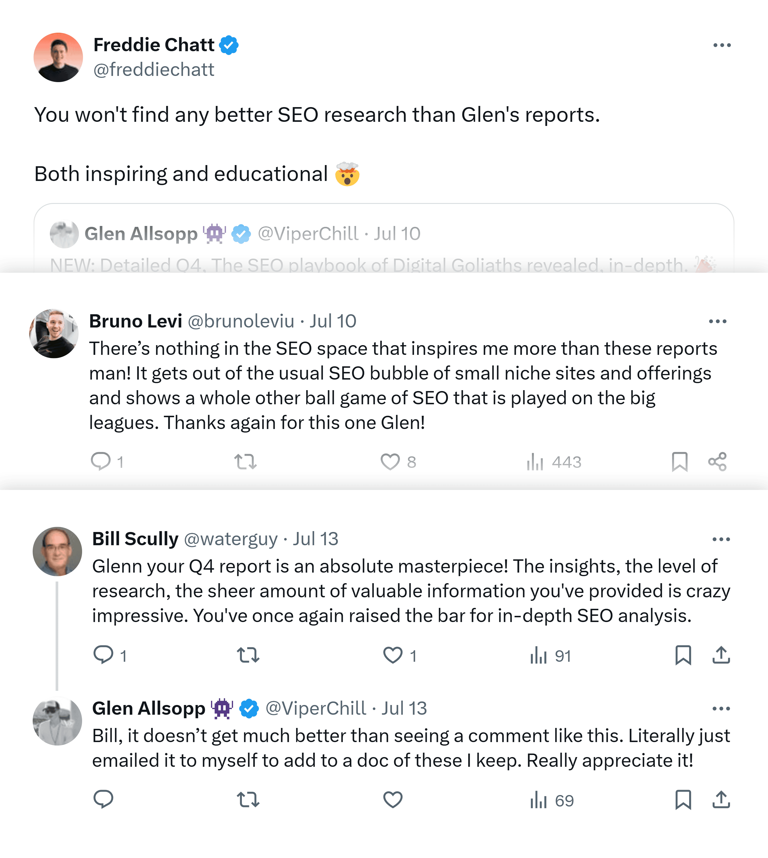 Detailed – Reader's comments