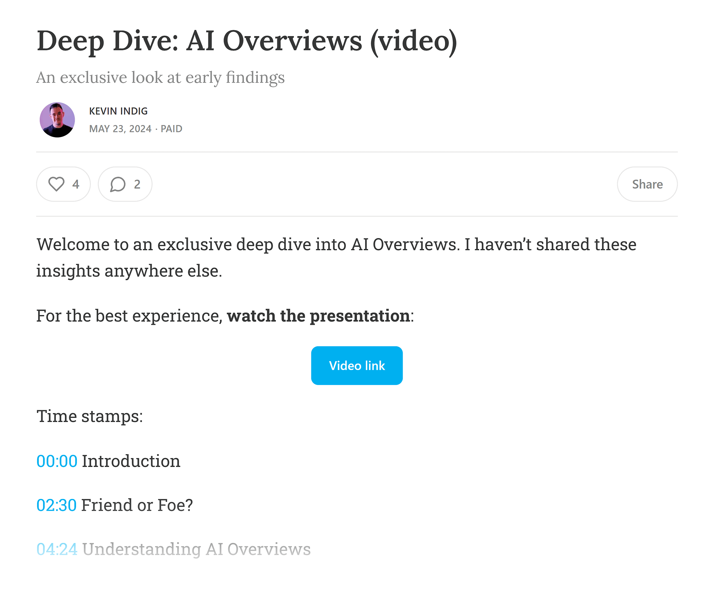 Growth Memo – Deep Dive