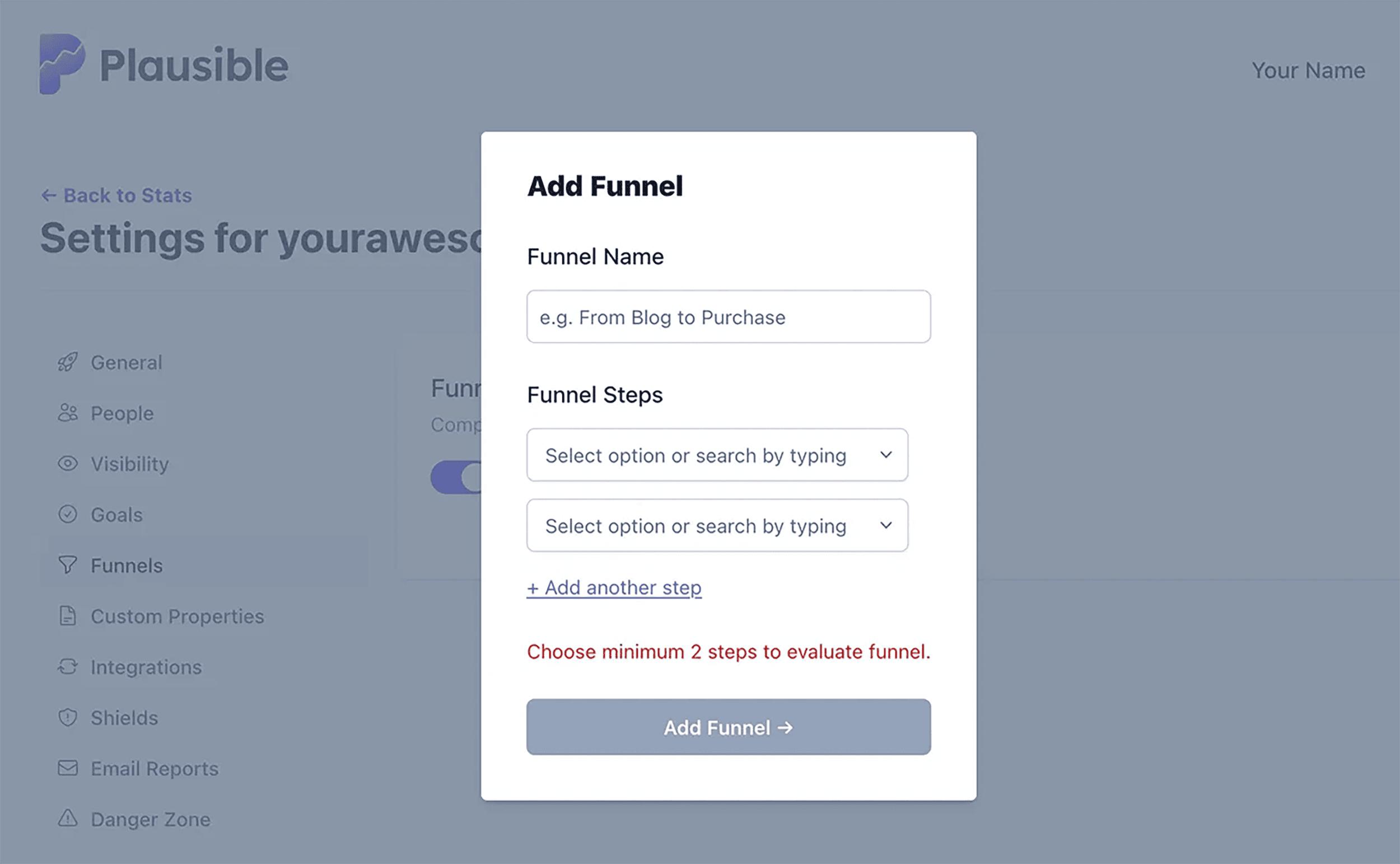 Plausible – Tracking for ecommerce Plausible – Tracking for ecommerce