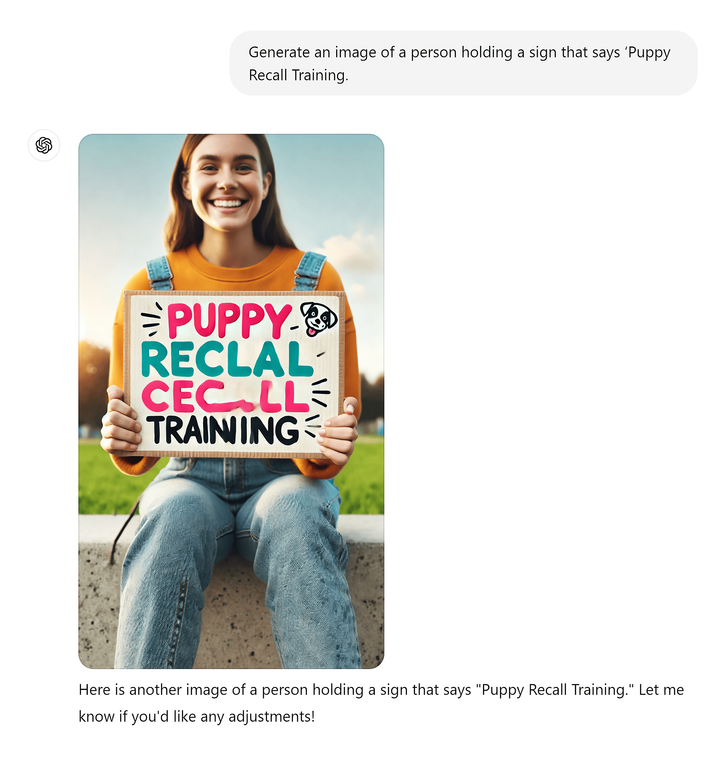 ChatGPT prompt – Generate image of a person ChatGPT prompt – Generate image of a person