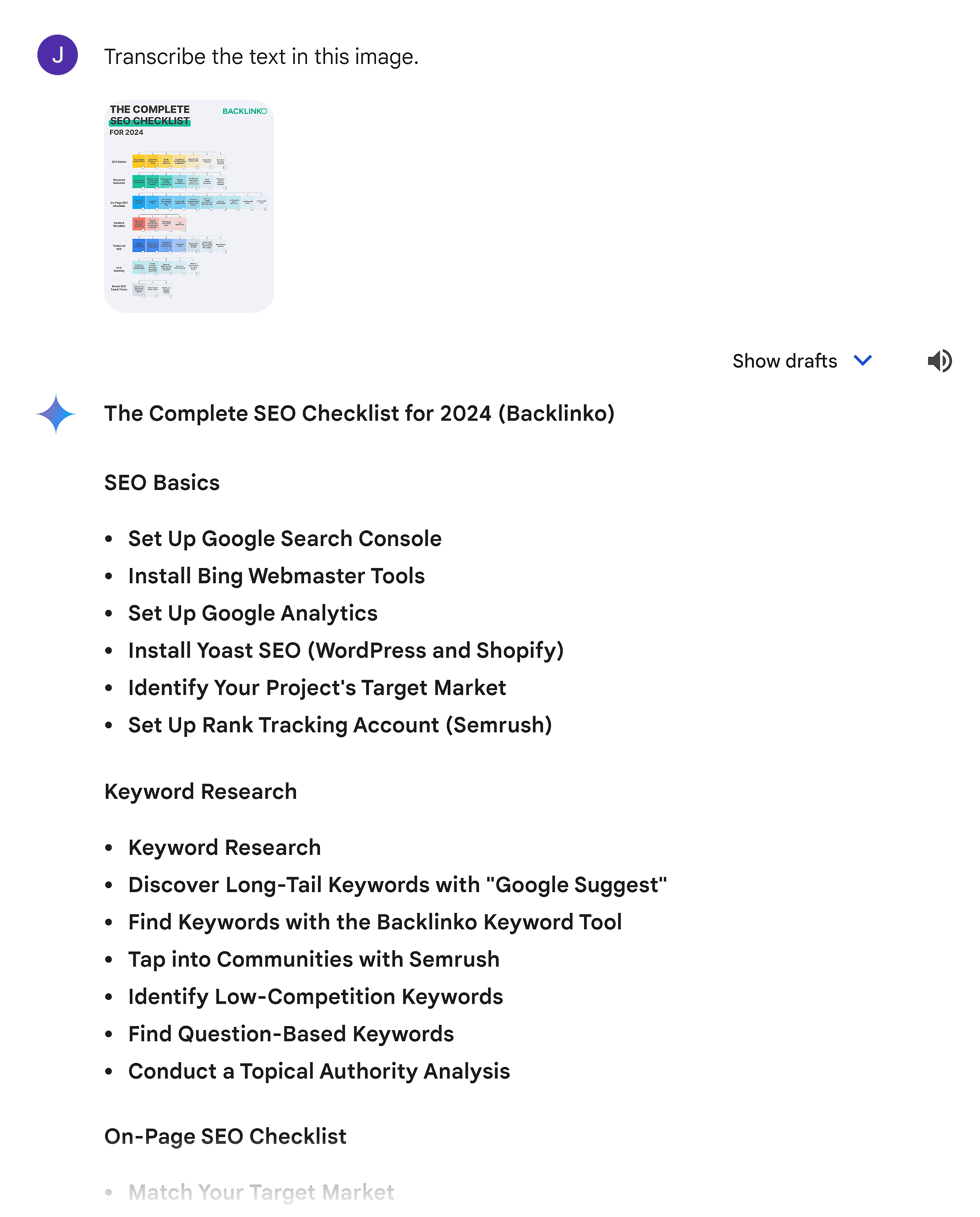 Gemini transcribed text in image Gemini transcribed text in image