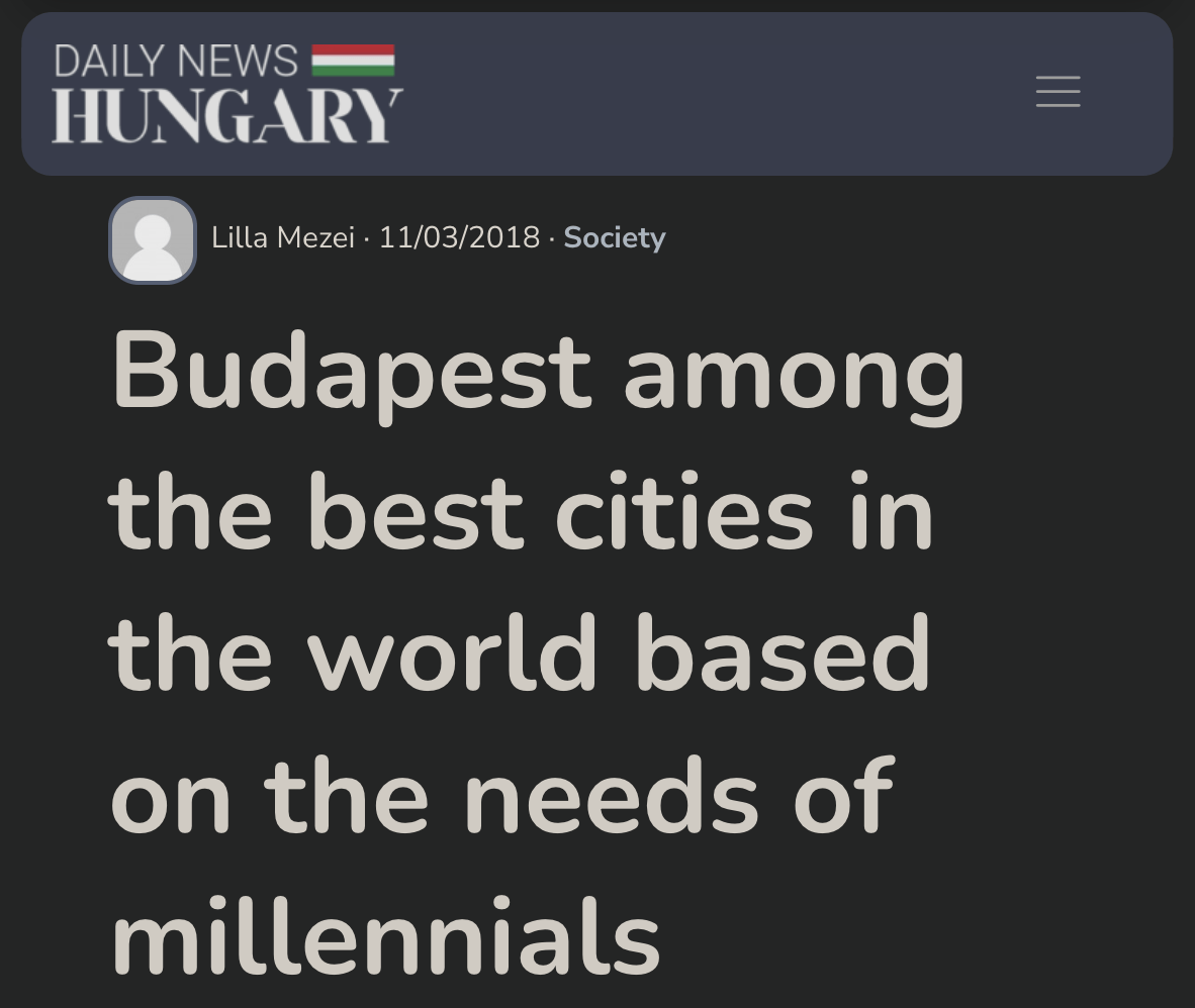 9 Holiday Marketing Strategies for a Profitable Season This 2024 | Budapest is apparently the best cities in the world based on the needs of millennials