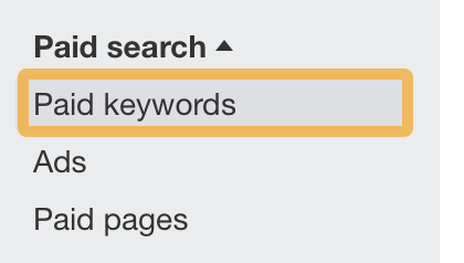 PPC Spying: 7 Ways to Spy on Your Competitors’ Ads | Highlighing Paid Keywords Screenshot