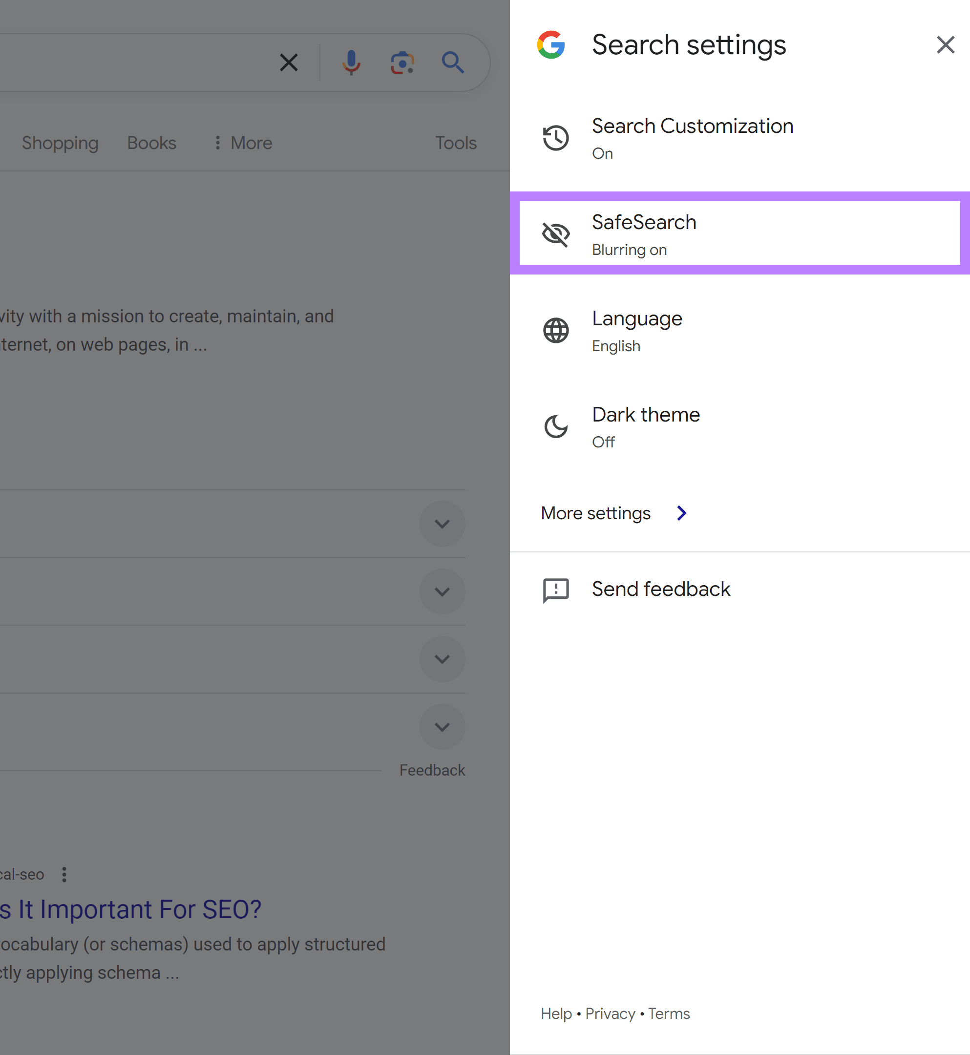 safe-search-on 21 Google Search Tips to Find Exactly What You Want |